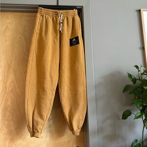 Adidas yellow joggers